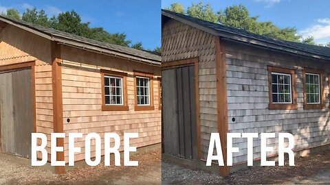 How to Make New Cedar Shingles Look Old in 3 Hours