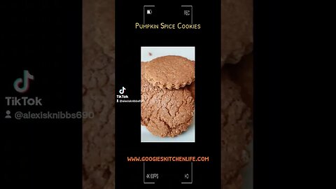 How to bake my #pumpkin #spice #cookies is now on @googieskitchen6634. Please subscribe TODAY.