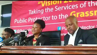 UPDATE 1 - Public Protector says SA President abused his position, violated ethics code on Bosasa donation (CD9)