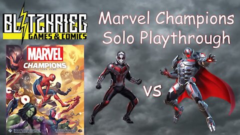 Ant-Man vs Ultron Marvel Champions Card Game Solo Playthrough