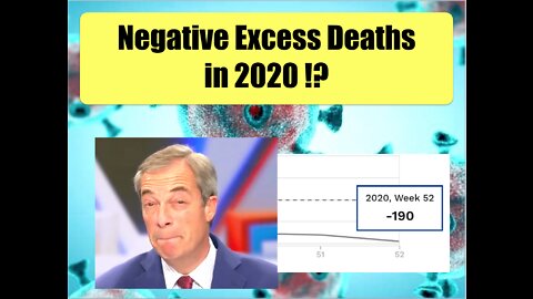 MUST SEE! Negative Excess Deaths in 2020?