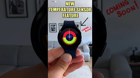 New Temperature Sensor Feature! (Galaxy Watch 5) #shorts