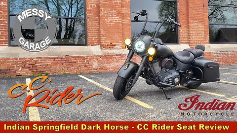 Indian Springfield Dark Horse Modification - CC Rider Seat install/Review