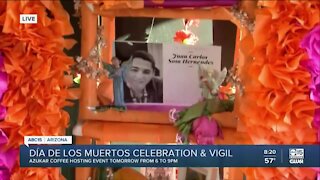 Local businesses honoring Dia De Los Muertos