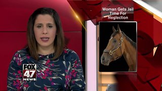 Woman gets jail for neglect of horses in western Michigan