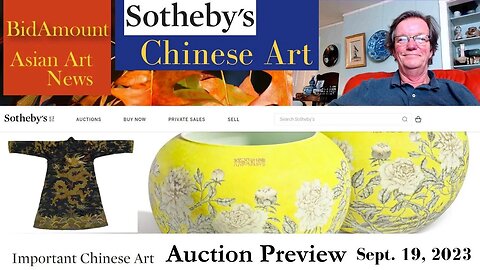 Preview Sotheby's Chinese Art Asia Week NYC Sept 19, 2023