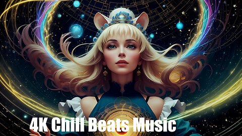 Chill Beats Music - Electronic Bubbles | (AI) Audio Reactive Alice Wonderland | Tea Party