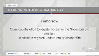 National voter registration day