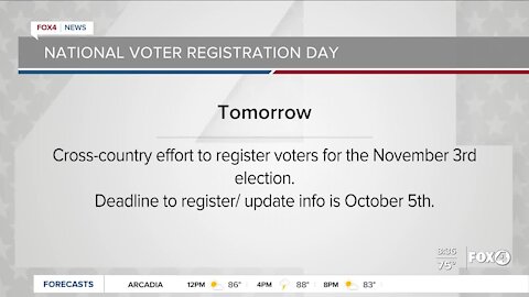 National voter registration day