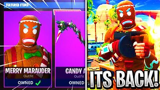 *NEW* "MERRY MARAUDER" RETURNING TO THE ITEM SHOP IN FORTNITE!!