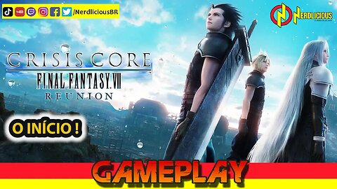 🎮 GAMEPLAY! CRISIS CORE - FINAL FANTASY VII REUNION, mais um clássico do RPG de volta! Confira!