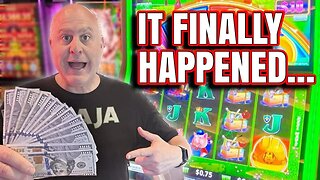 OH YES! 🚧 Massive 5 FIGURE JACKPOT on High Limit HUFF N PUFF Slots!