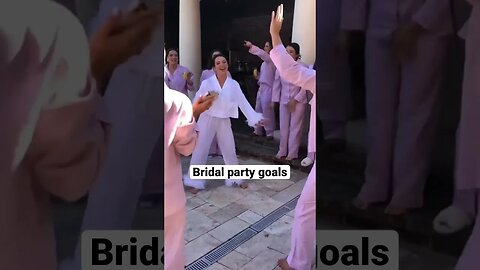 Bridal Party Breaks Out Into Spontaneous Karaoke Song!!! #shorts