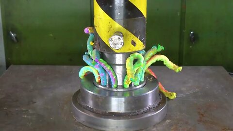 Top 100 Best Hydraulic Press Moments ASMR VERSION | PURE SOUND | Satisfying Crushing Compilation-15