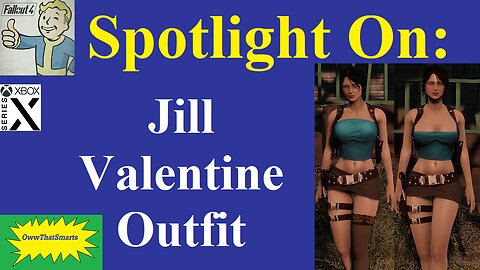 Fallout 4 - Spotlight On: Jill Valentine Outfit