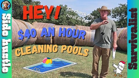 Hot Ideas & Cool Pools: Side Hustle Survivalist's Guide to Rural Pool Cleaning #ninjanation