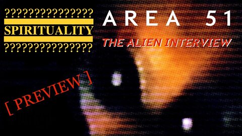 U.S. Captured Alien Being Communicates Spirituality More Than Technology (Preview) [Full Show in Description Below]