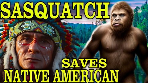 SASQUATCH saves a Native American from a RATTLESNAKE BITE! #SASQUATCHENCOUNTER