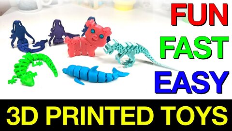 AMAZING 3D Printed Toys That Are Fast, Fun And Easy To Make