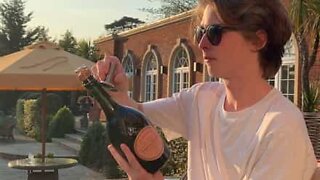 How to open a bottle of champagne in style