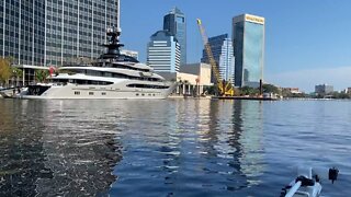 Boating downtown Jacksonville, Florida