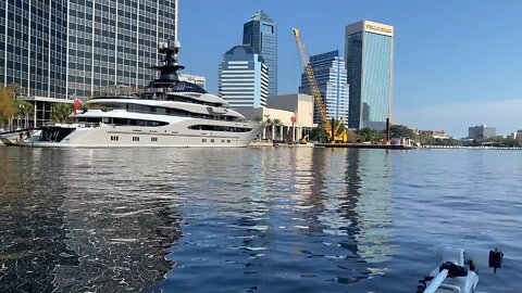 Boating downtown Jacksonville, Florida