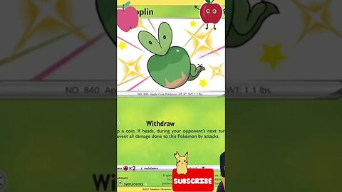 This is your card if you Love apples #pokemonscarletviolet #pokemon #card #pokefans #pokemoncards