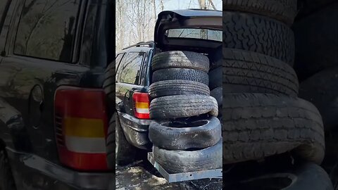 Spring Tire Clean Up Using the 2000 Jeep Grand Cherokee for April 6, 2023