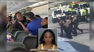 Simone Bryna Kim Woman Gets CARRIED Off Frontier Flight By Cops At Miami Airport