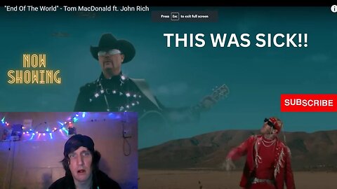 End Of The World - Tom MacDonald ft John Rich Reaction Video!