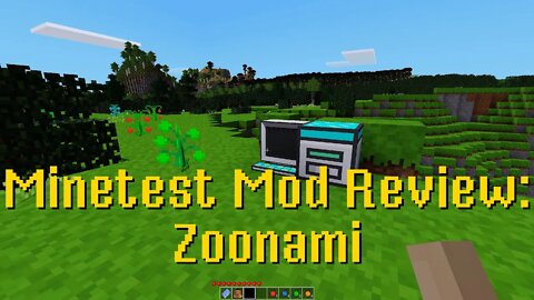 Minetest Mod Review: Zoonami