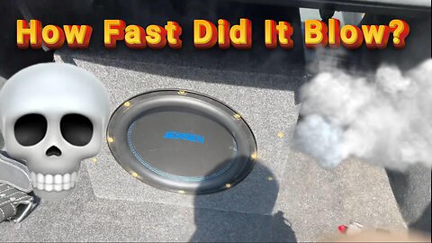 BLOWING THE CHEAPEST WALMART SUBWOOFER!