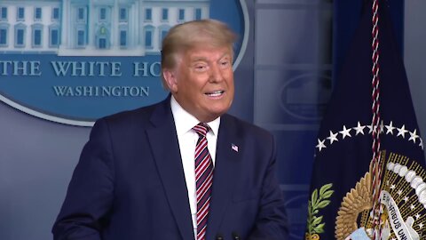 USA 45 POTUS Donald J. Trump from the WH Press News Conference on 2020 Election Challenges [11-05]