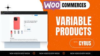 Woocommerce Variable Products