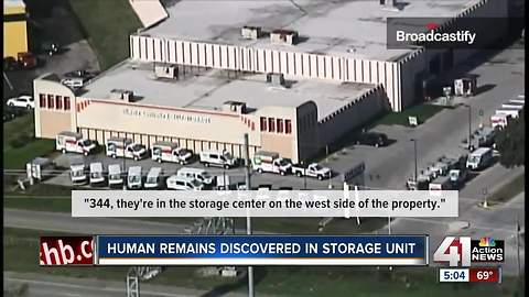 Lenexa police find human remains in storage unit
