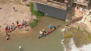 2021 Texas Water Safari Staples Dam Part 3 - A Drone View