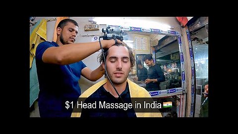 $1 Head Massage in India 🇮🇳