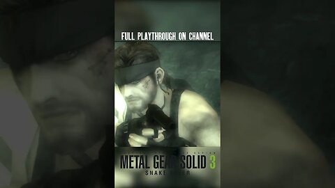 THE SORROW | Metal Gear Solid 3: Snake Eater #metalgearsolid3 #mgs3 #metalgear #snakeeater