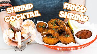 AMAZING Shrimp Cocktail and THE BEST Fried Shrimp around + Cocktail Sauce Recipe