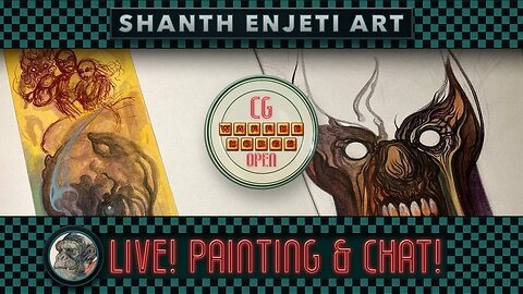LIVE! Painting Comics | Live at the CG Waffle Lodge!