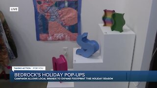 Bedrock's holiday pop-ups