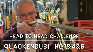 Head to head challenge: Quackenbush no1 vs no4 vs no5 100+ year old air guns threesome!