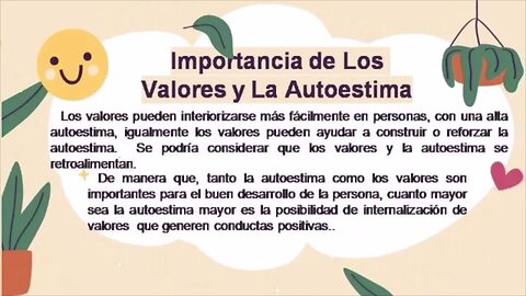 JORNADAS EDUCACIÓN EN VALORES 4to Foro Los valores y la autoestima