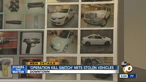 Opperation kill switch nets stolen vehicles