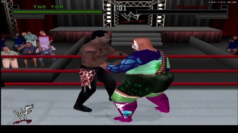 WWF Attitude PS1: vs match 9