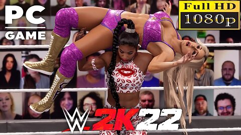 WWE 2K22 | CHARLOTTE FLAIR V BIANCA BELAIR! | Requested Iron Woman Match [60 FPS PC]