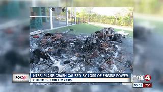 Cause of plane crash released