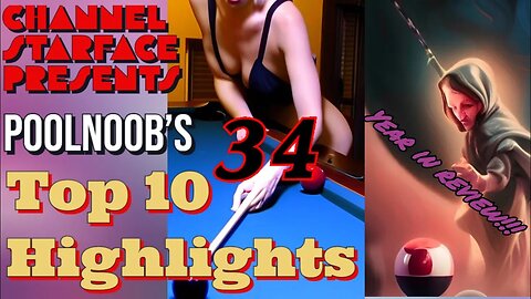 PoolNoob's Top 10 Highlights #34 Year End Review!! #8ballpool #happynewyear