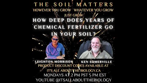 How Deep Does Years Of Chemical Fertilizer Go In Your Soil?