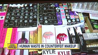 Police find animal waste in counterfeit makeup